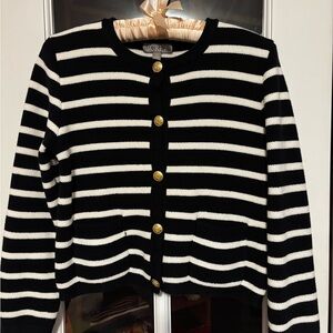 Emilie sweater lady jacket in stripe